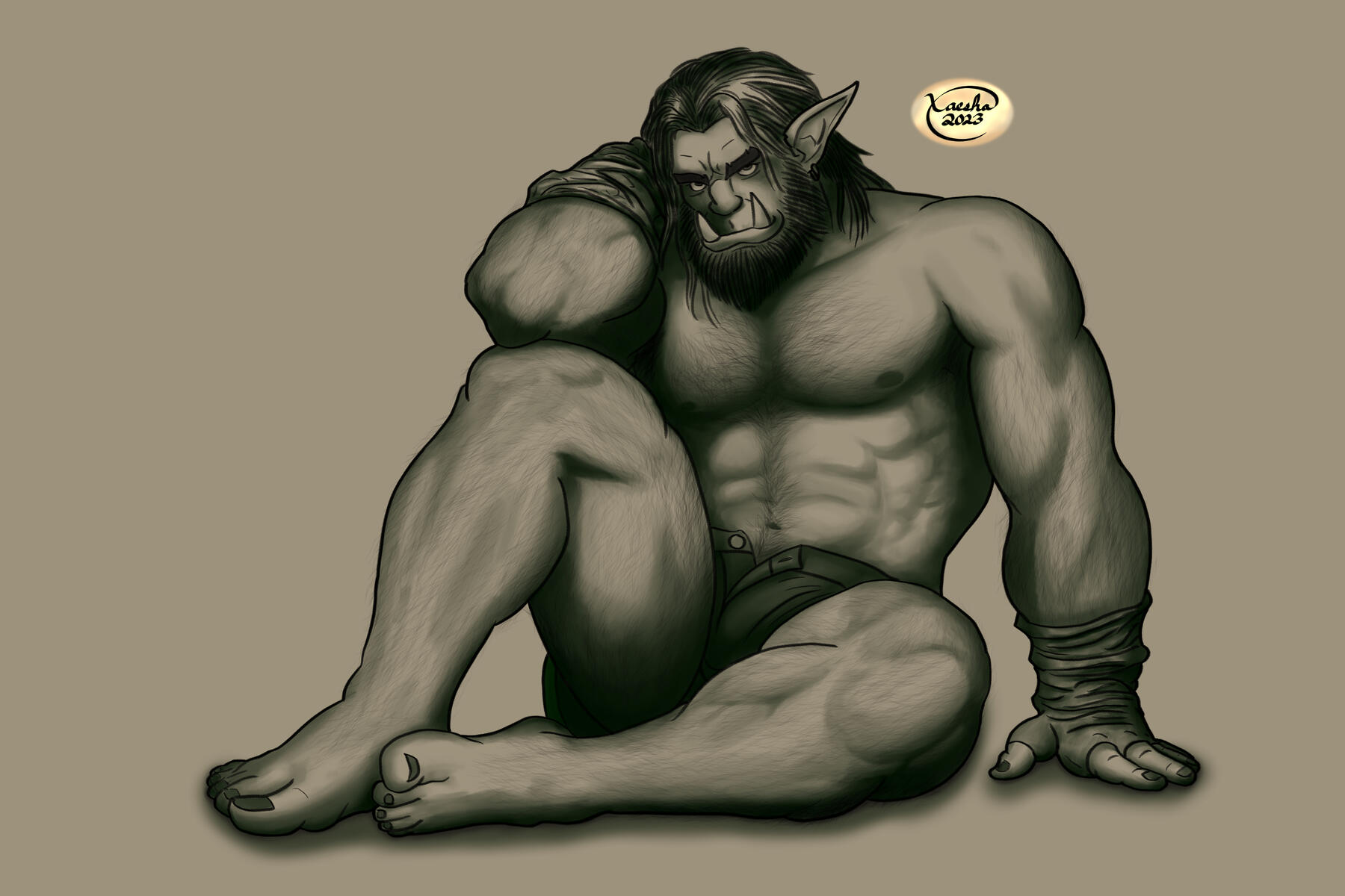 Pinup Orc